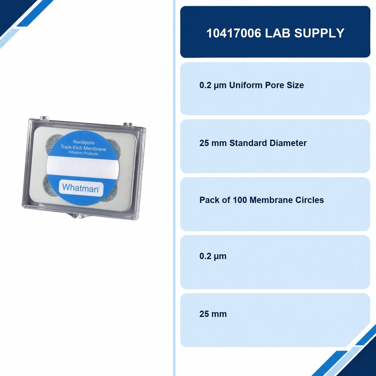 10417006 Lab Supply specifications and delivery information