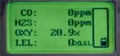 Replacement LCD Display Assembly for RAE Systems QRAE II PGM-2400 Multi-Gas Detector - 1 Unit