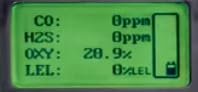 Replacement LCD Display Assembly for RAE Systems QRAE II PGM-2400 Multi-Gas Detector - 1 Unit