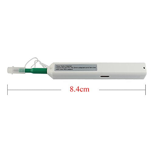 SC/FC / ST Fiber Optic Cleaning Pen for 2.5mm ferrules - Field Tested with Over 800 One Click Cleans per Pen
