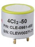 4-CL2-50 Chlorine Cl2 SS Gas Sensor, 0–50 ppm, Electrochemical 4-Series Replacement Sensor, CLE-0951-400