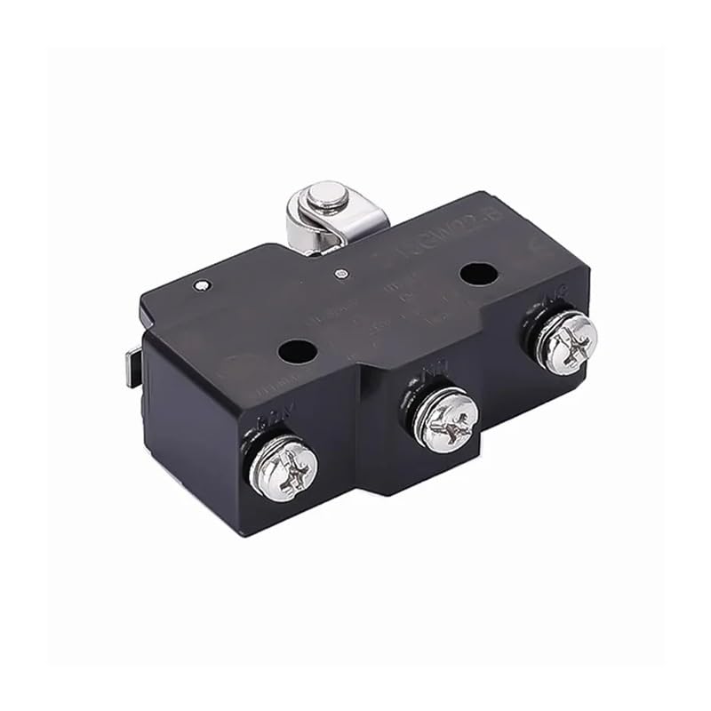 Z-15GW22-B Short Hinge Roller Lever Micro Switch, Screw Terminals - Pack of 2