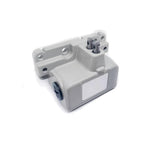 Two roller plungers on a switch housing with a mounting flange
