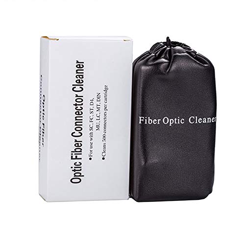 FTTH Fiber Optic Cleaning Box - Anti Static CassetteTape - for Single Mode Multi Mode Optical Connectors - Cleans 500 Times