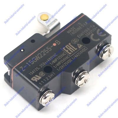 Z-15GW2255-B Short Hinge Roller Lever Micro Switch (SPDT, 30V) - 1 Piece