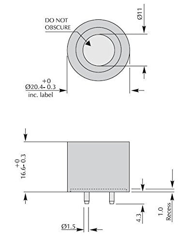4P-90C COMBUSTIBLE LEL SENSOR Replacement Combustible (LEL) Sensor, 0 to 100 Percent CH4 LEL Measuring Range Used in the Gas 