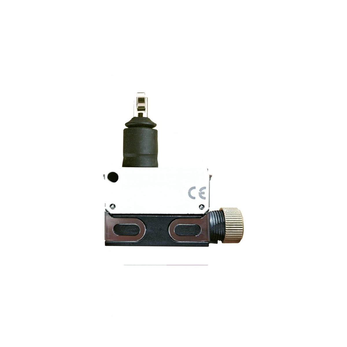 D4E-1E20N Small Sealed Limit Switch - Sealed Cross-Roller Plunger, SPDT 5A @125VAC, Screw Terminals, IP67