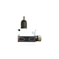 D4E-1E20N Small Sealed Limit Switch - Sealed Cross-Roller Plunger, SPDT 5A @125VAC, Screw Terminals, IP67