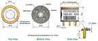 Alphasense H2S-A1 GLH200 Hydrogen Sulfide Sensor