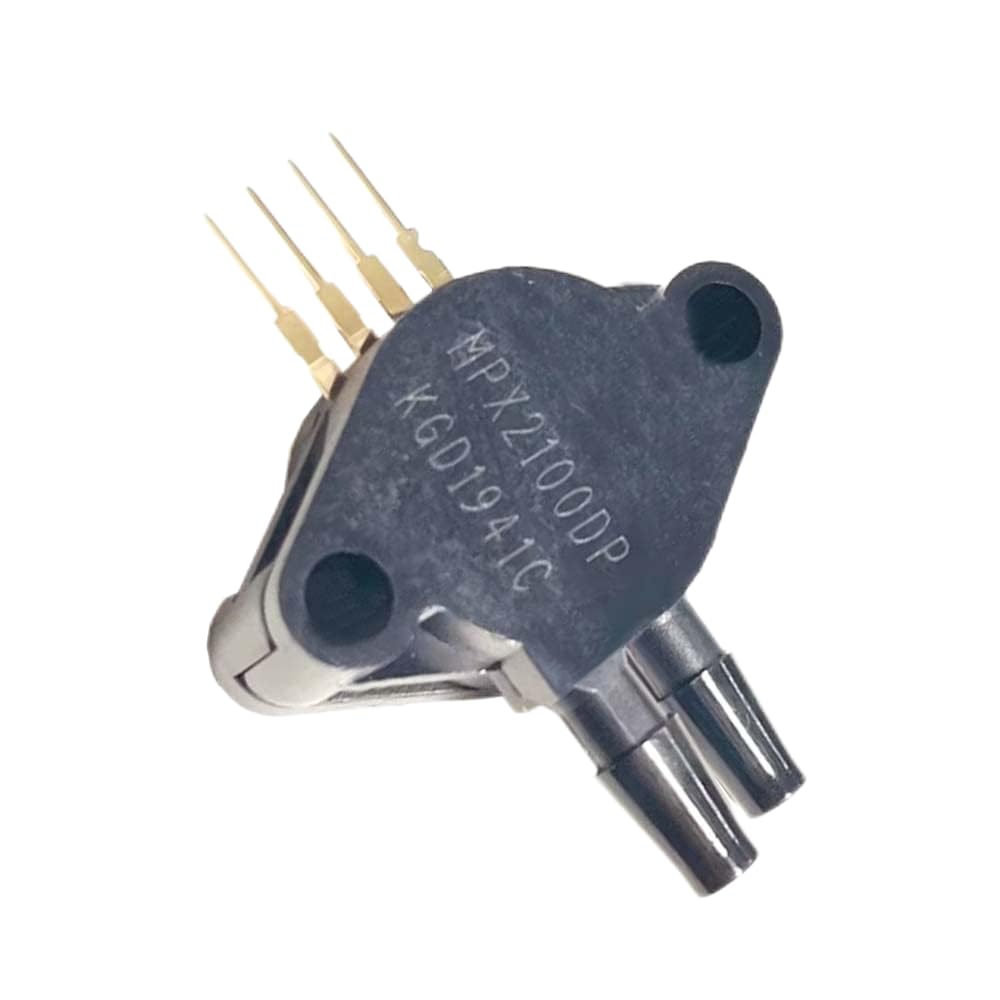 MPX2100DP Differential Pressure Sensor, MPX2100 Series, SIP-4 Package, 0-100 kPa, Temperature Compensated
