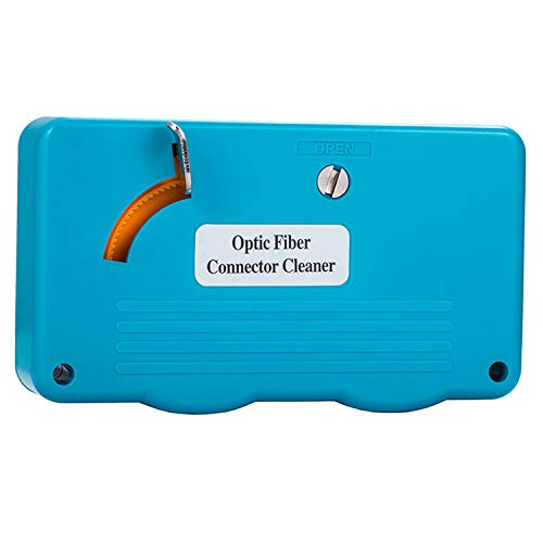 FTTH Fiber Optic Cleaning Box - Anti Static CassetteTape - for Single Mode Multi Mode Optical Connectors - Cleans 500 Times