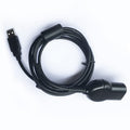 OC4USB-compatible USB interface cable with USB plug and instrument connector