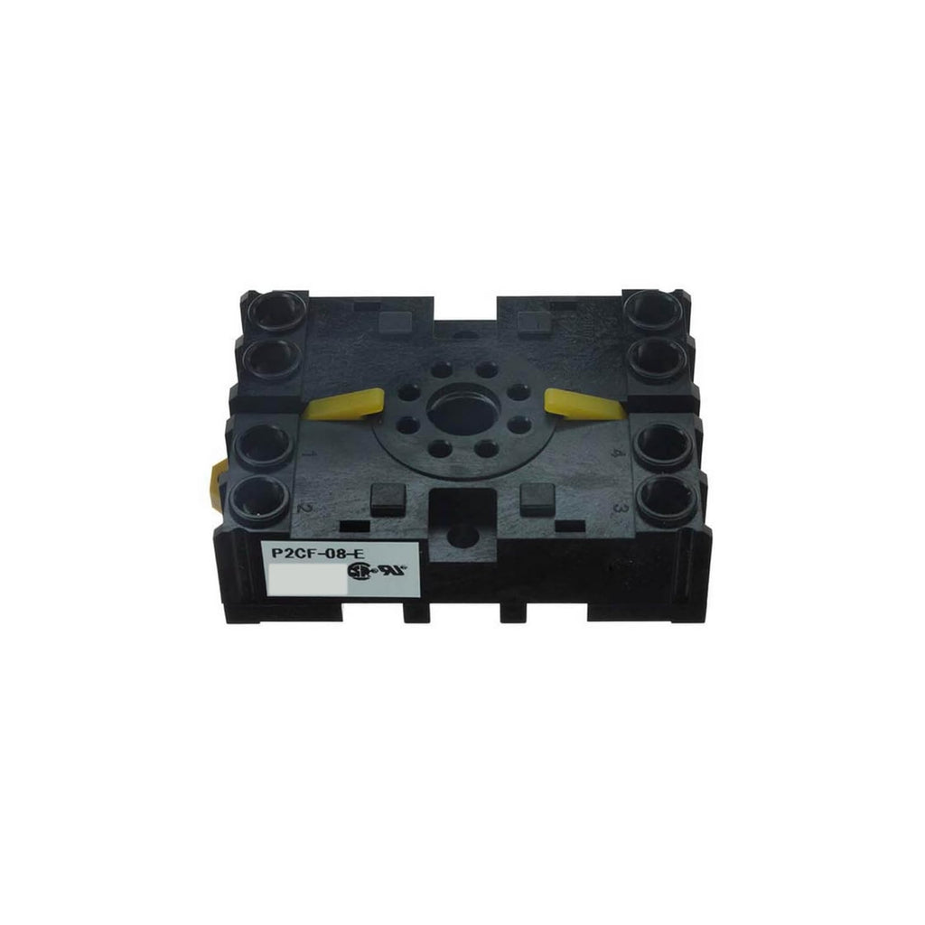 P2CF-08-E 8-Pin Relay Socket Base (8-Position) - 10 A 250 VAC - 1 Unit