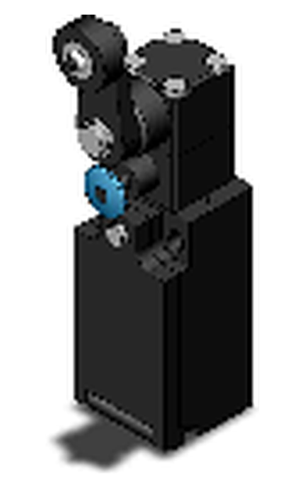 D4N Series D4N-2A20R Pull-Reset Limit Switch, Roller Lever, 1NC+1NO, G1/2 Conduit - 1 Count
