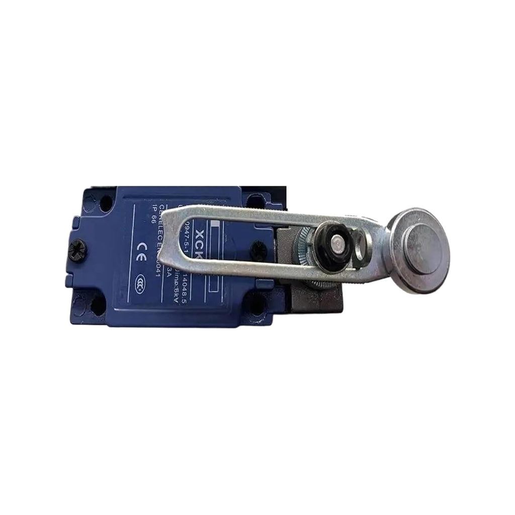 XCKJ10541H7 XCKJ OsiSense XC Standard Limit Switch, SPDT Contacts, Non-Plug in, Rotary Head, Adjustable Delrin Roller, 1/2" N