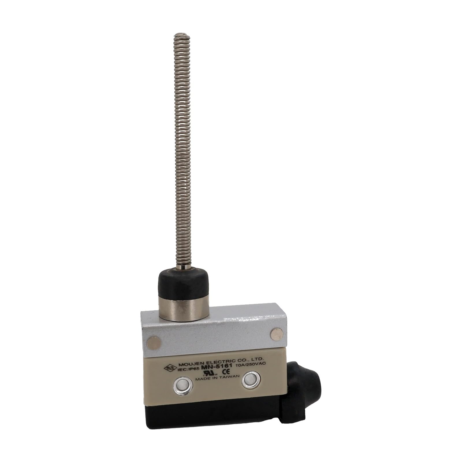 MN-5161 Side-Mount Micro Limit Switch - Roller/Wand Lever, 10A 250VAC