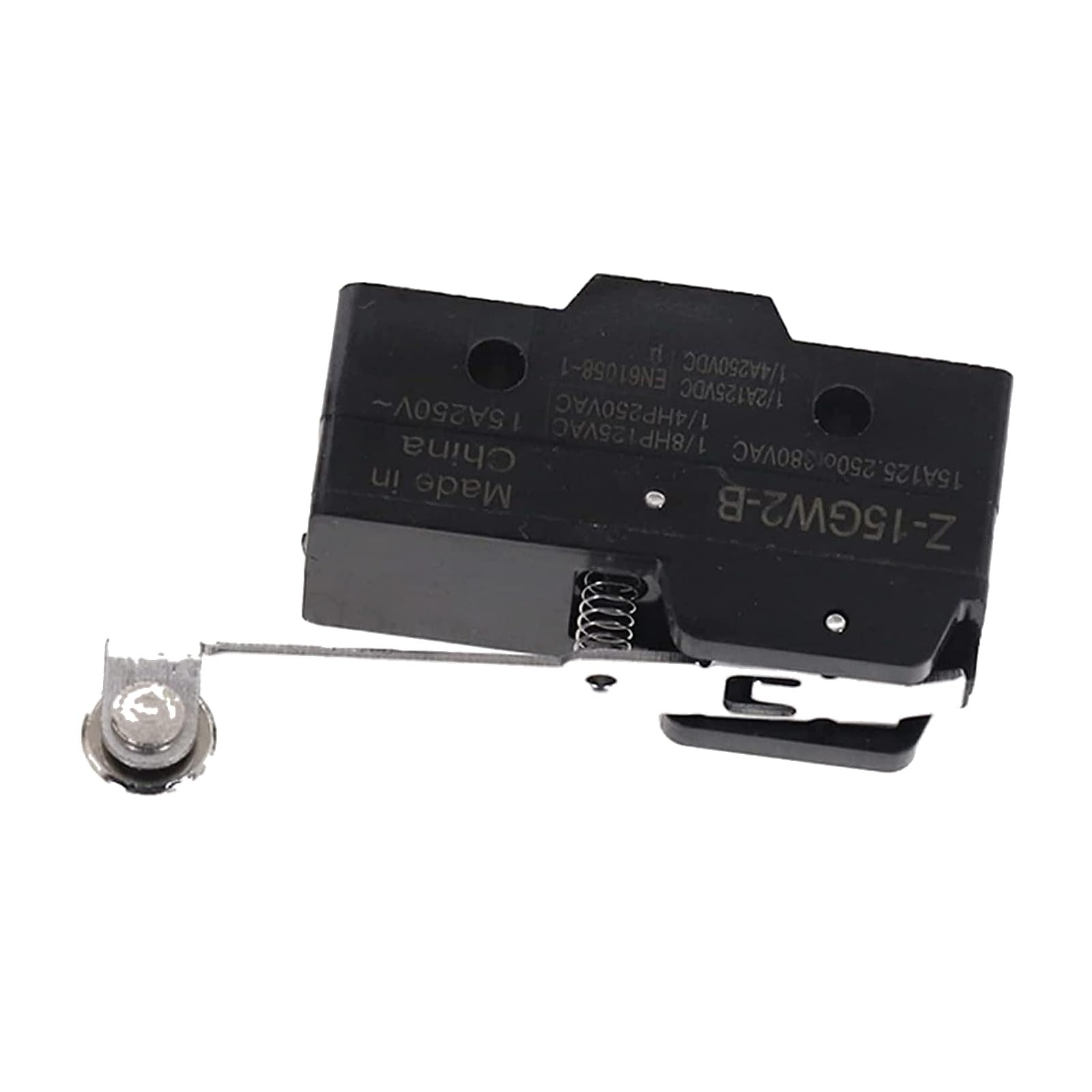 Z-15GW2-B Roller Lever Microswitch, SPDT 15A 250VAC - Pack of 2