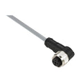 XZCPV1241L2 90 Degree M12 4-Pin Female Connector Cable, Pre-Wired Elbow, 2 m