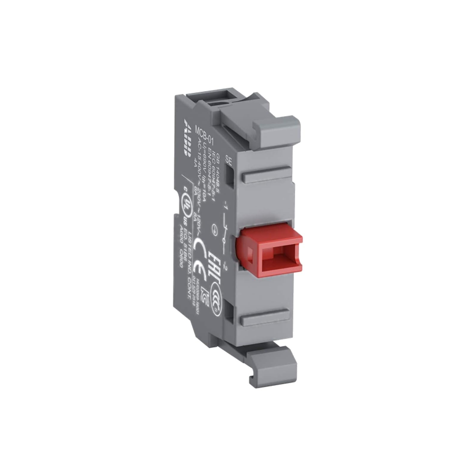 MCB-01 Contact Block,1-NC, Pack of 2