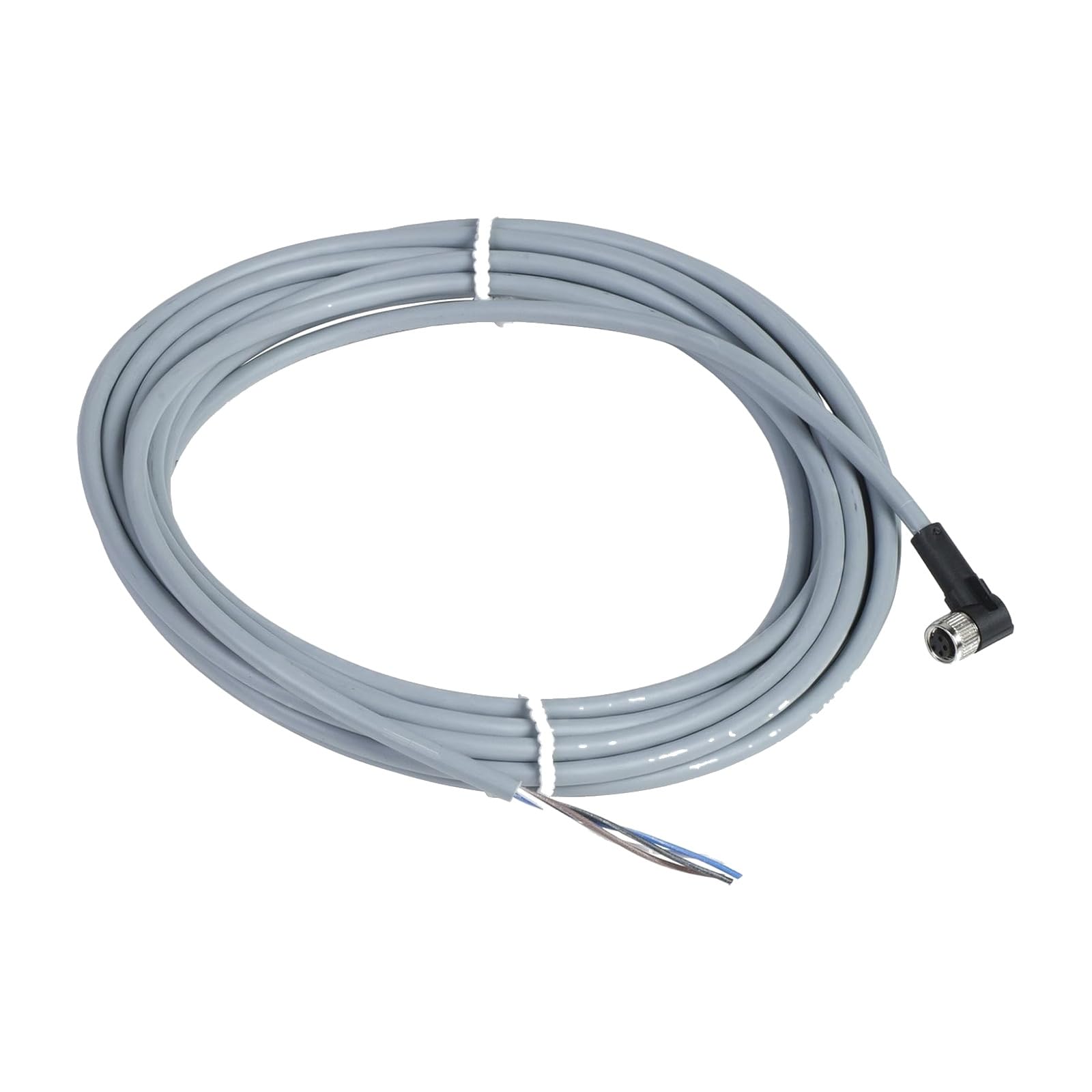 Maxtec Telemecanique Sensors XZCPV1041L5 Pre-Wired 90 Degree Elbow M8 4 Pins Female Connector Cable, Pack of 2