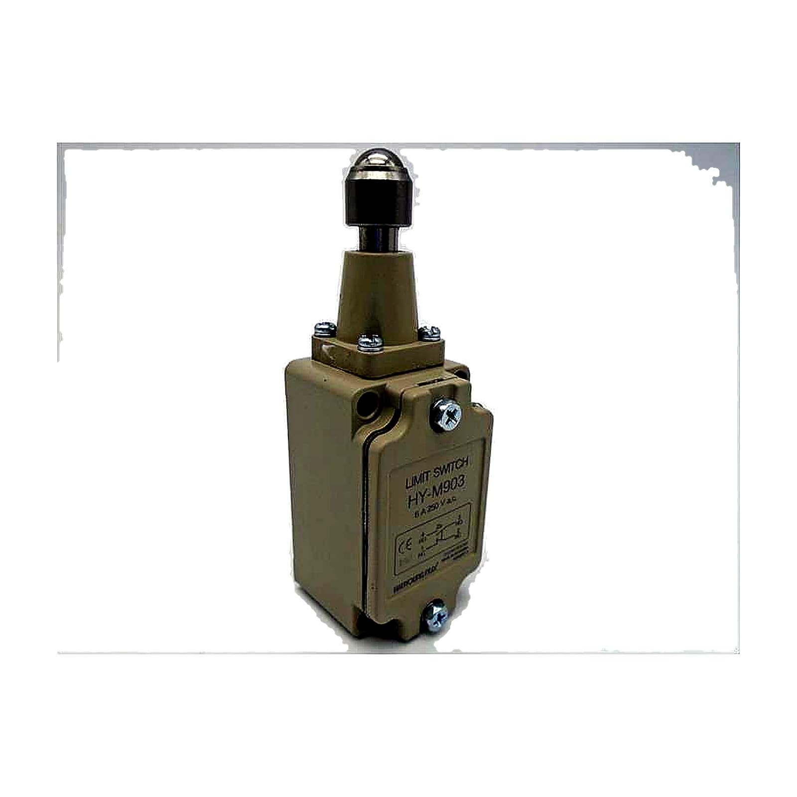 HY-M903 Limit Switch, trusted Ball Plunger Actuator, 6 A 250 VAC - 1 Count