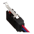 D2VW-5L3-1M Sealed Miniature Basic Switch, Simulated Roller Lever, SPDT, 5A 250VAC, Molded Lead Wires, 1 Unit
