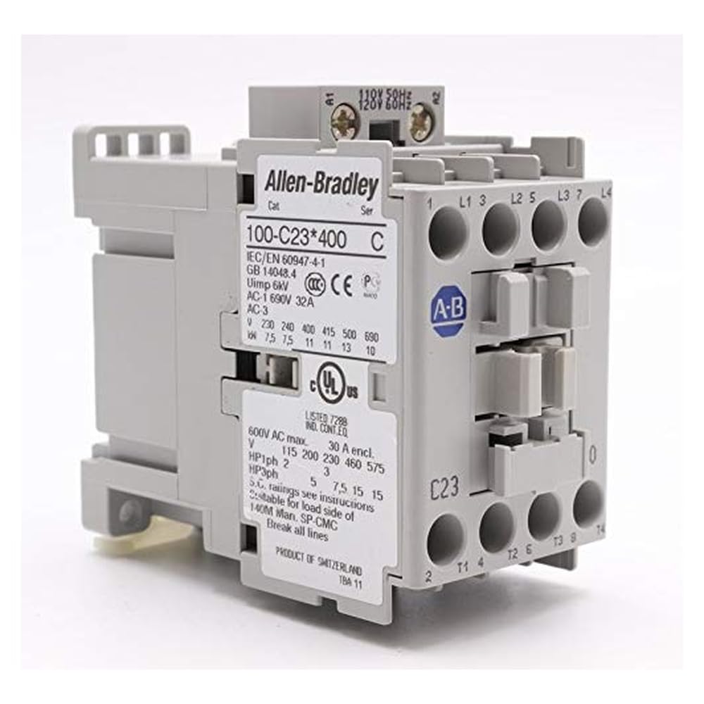 120VAC Din Rail Mounted Motor Contactor (100-C23D400)