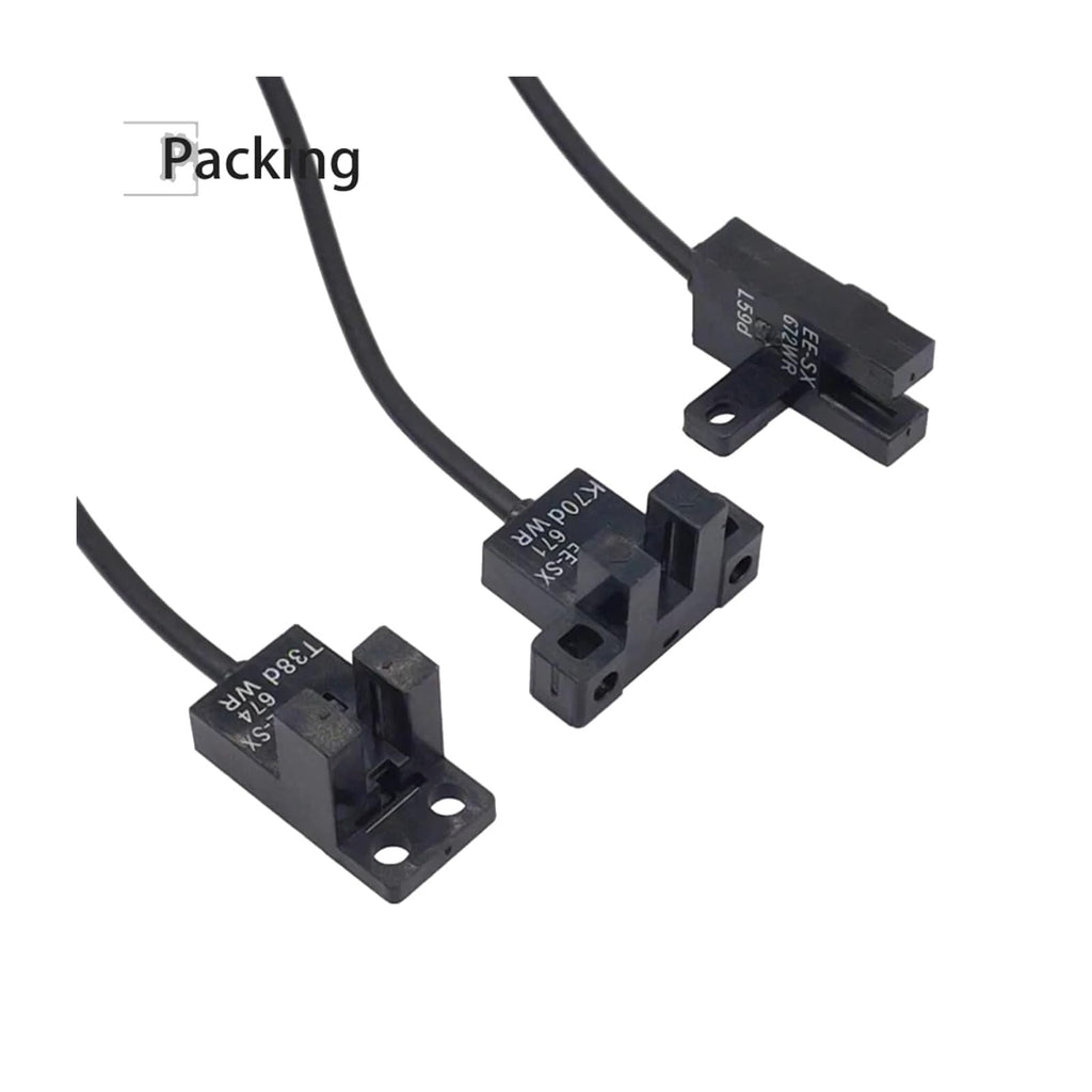Slot-Type Photomicrosensor EE-SX674P-WR - 5 mm Slot, PNP Output, 1 m Cable