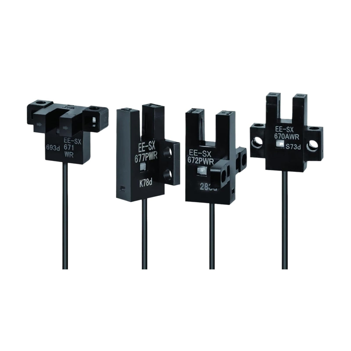 Slot-Type Photomicrosensor EE-SX674P-WR - 5 mm Slot, PNP Output, 1 m Cable