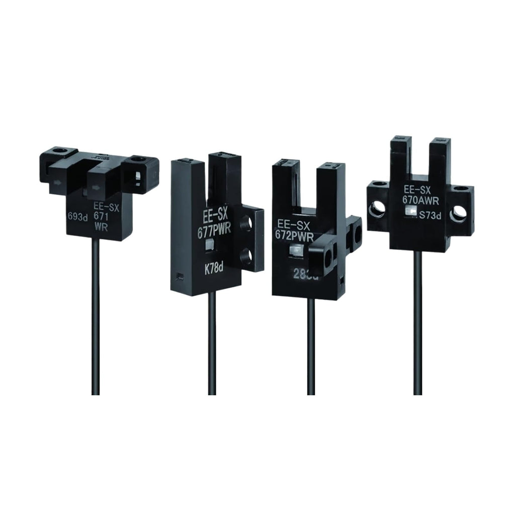 Slot-Type Photomicrosensor EE-SX674P-WR - 5 mm Slot, PNP Output, 1 m Cable