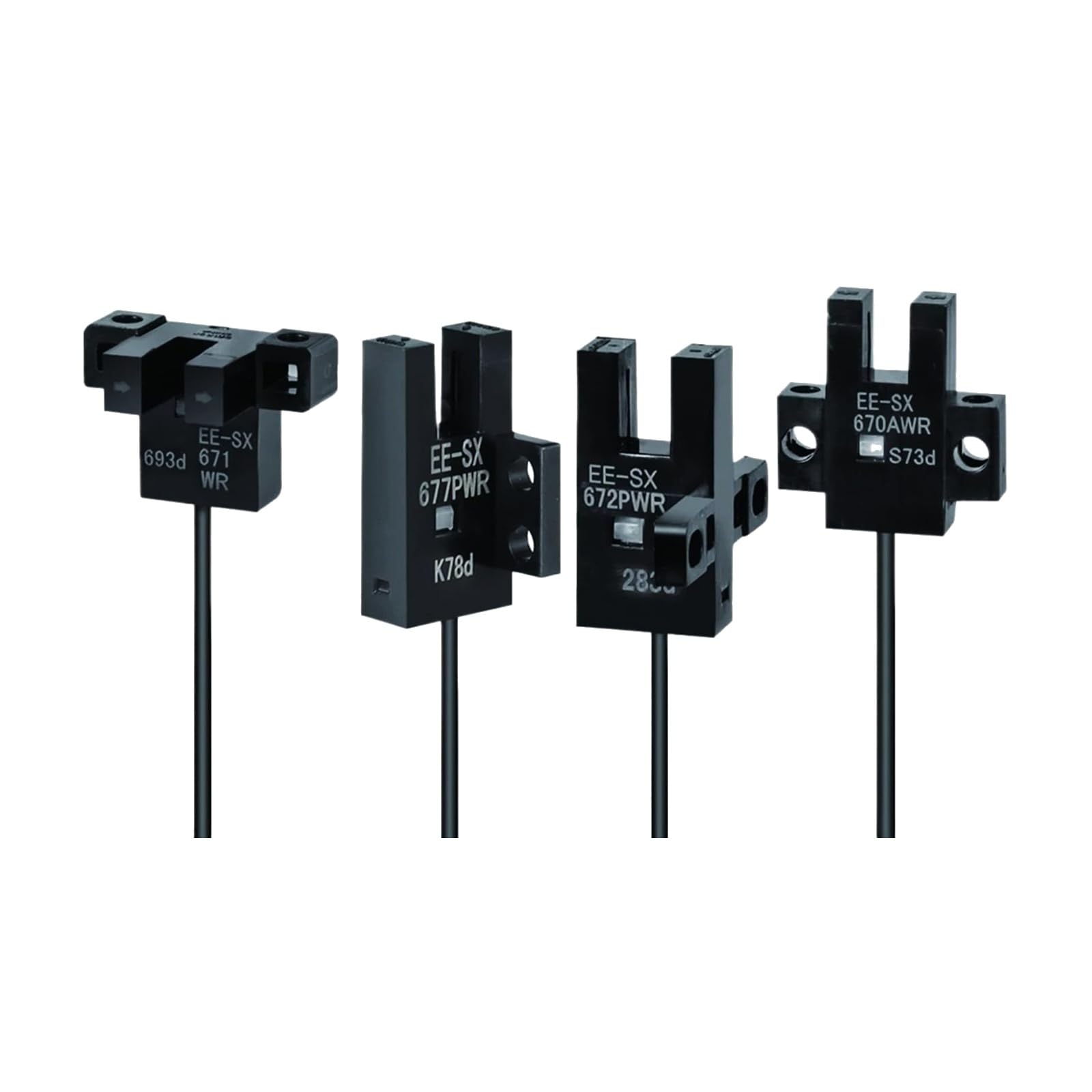 Slot-Type Photomicrosensor EE-SX674P-WR - 5 mm Slot, PNP Output, 1 m Cable
