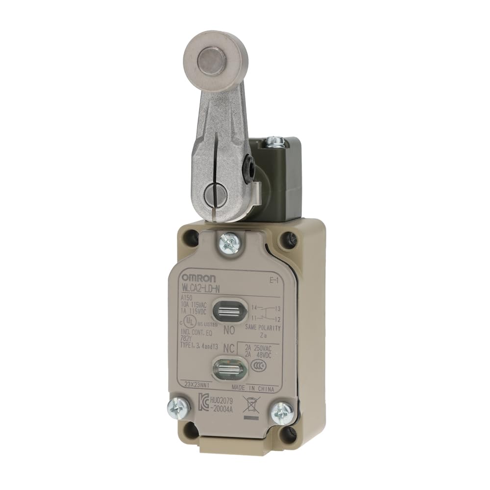 WLCA2-LD-N WL-N Series Roller-Lever Limit Switch, SPDT 10A 250VAC, IP67, 1 Count