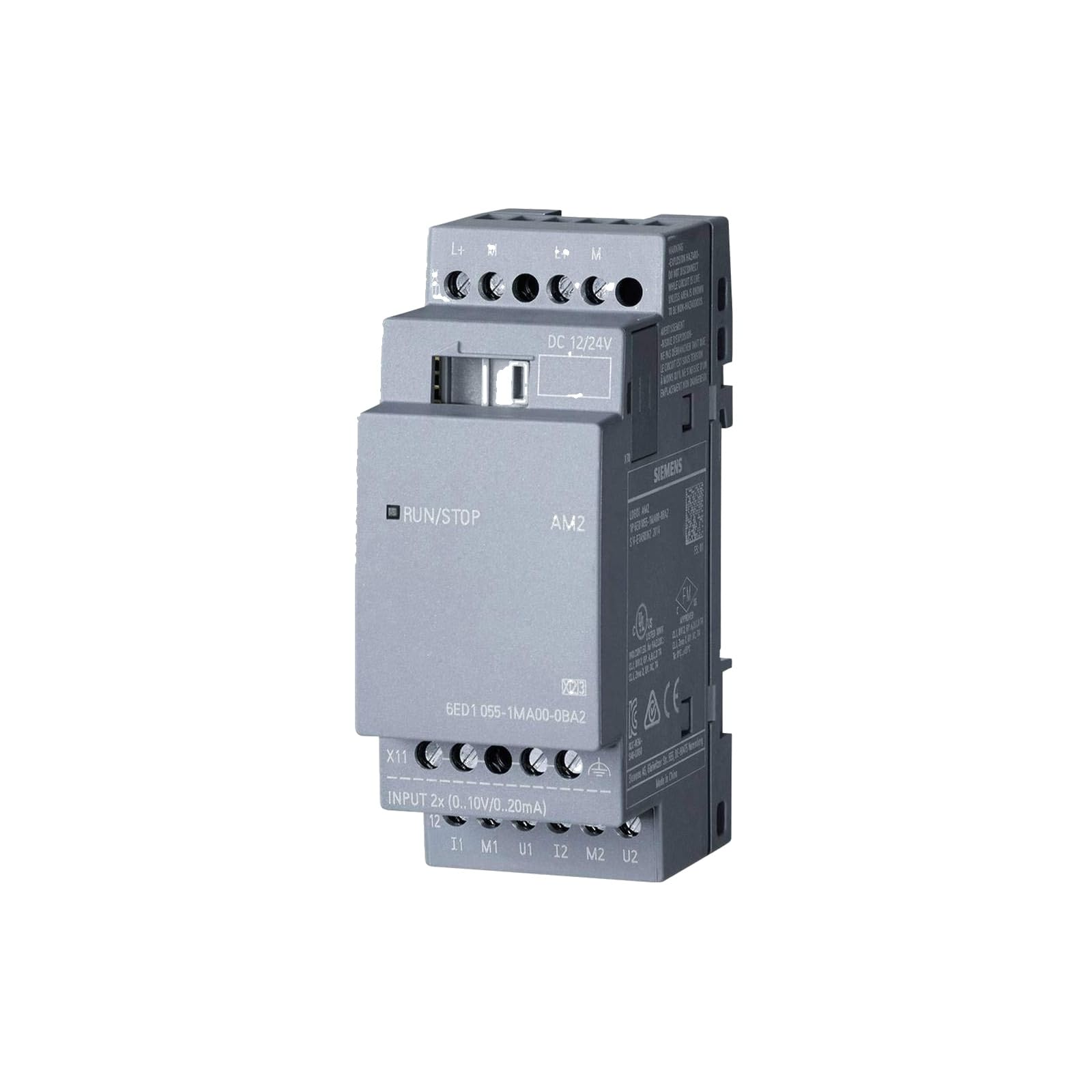 STLOGO 6ED1055-1MA00-0BA2 Logo AM2 0BA2 PLC Expansion Module 24 V/DC