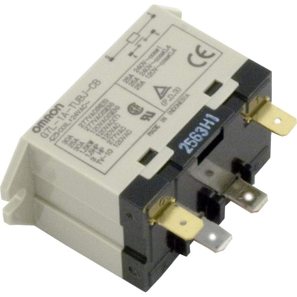 Industrial Automation G7L-1A-TUB-J-CB-AC24 Power Relay, SPST-NO, 24VAC, 30A Bracket, Pack of 2