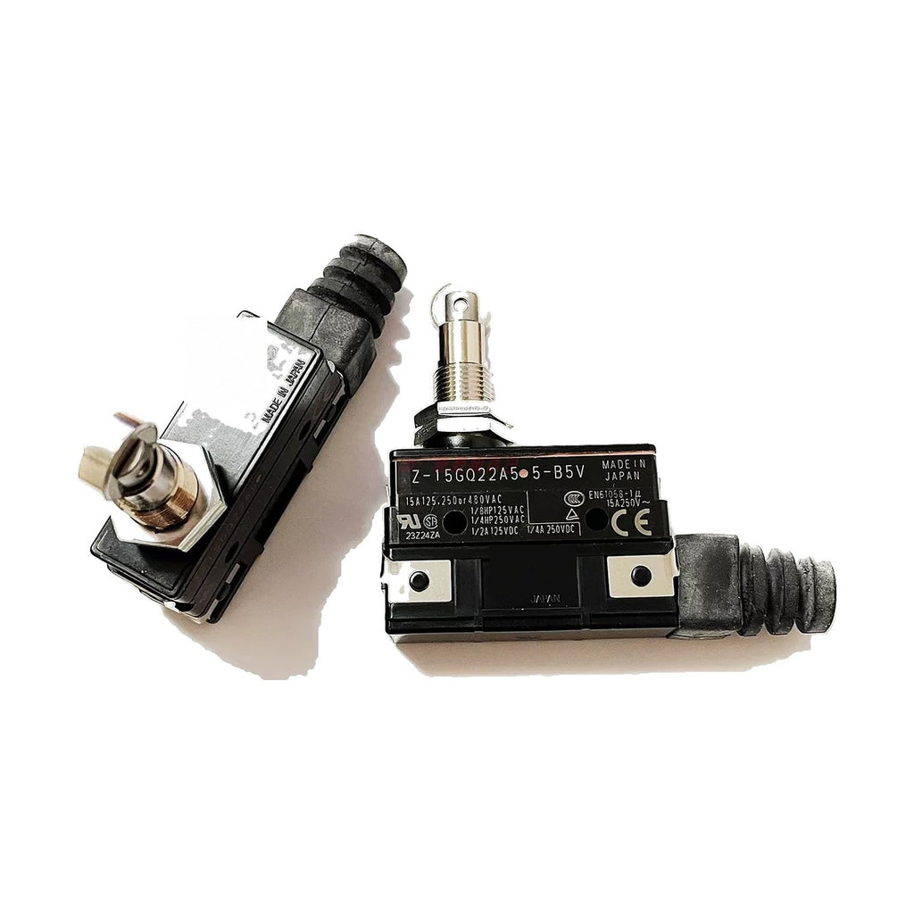 Z-15GQ22A55-B5V Waterproof Micro Limit Switch, Panel Plunger Actuator, Snap Action SPDT, 16A, 1 Unit