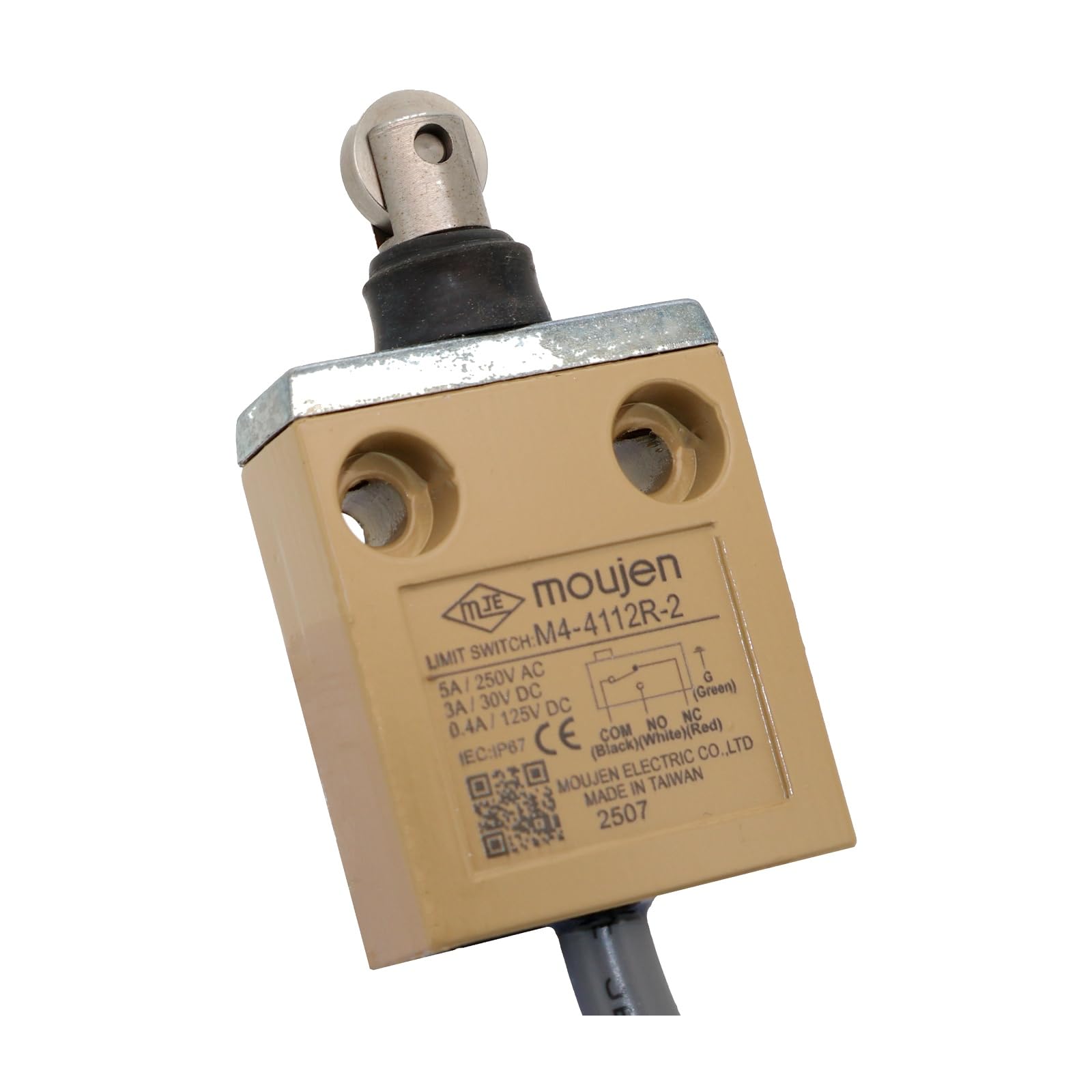 M4-4112R-2 Travel Limit Switch (M4 Series) - 5A @ 250VAC, 3A @ 30VDC - Single Unit
