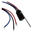 D2VW-5L1B-1M Sealed Miniature Basic Switch, Long Hinge Lever, SPDT, 5A 250VAC, Molded Lead Wires, 1 Unit