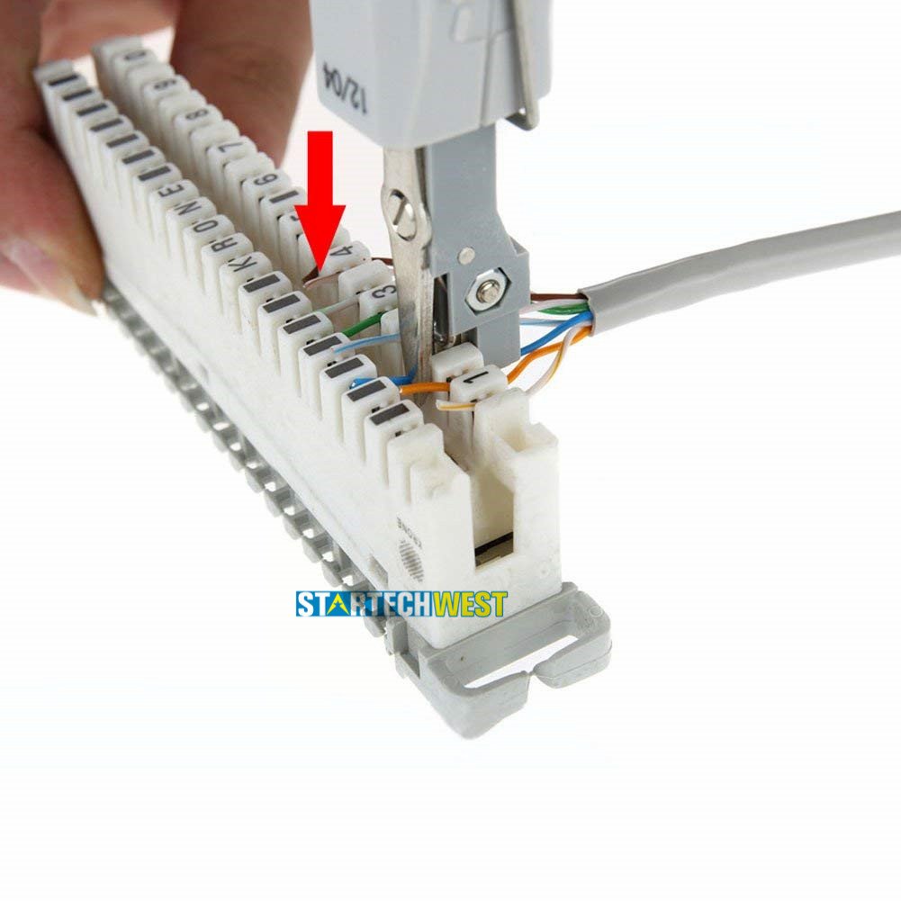 Punch Down Tool, Multifunction Krone Type IDC/Network Wire Cat5 & Telephone Impact Terminal Insertion Tools