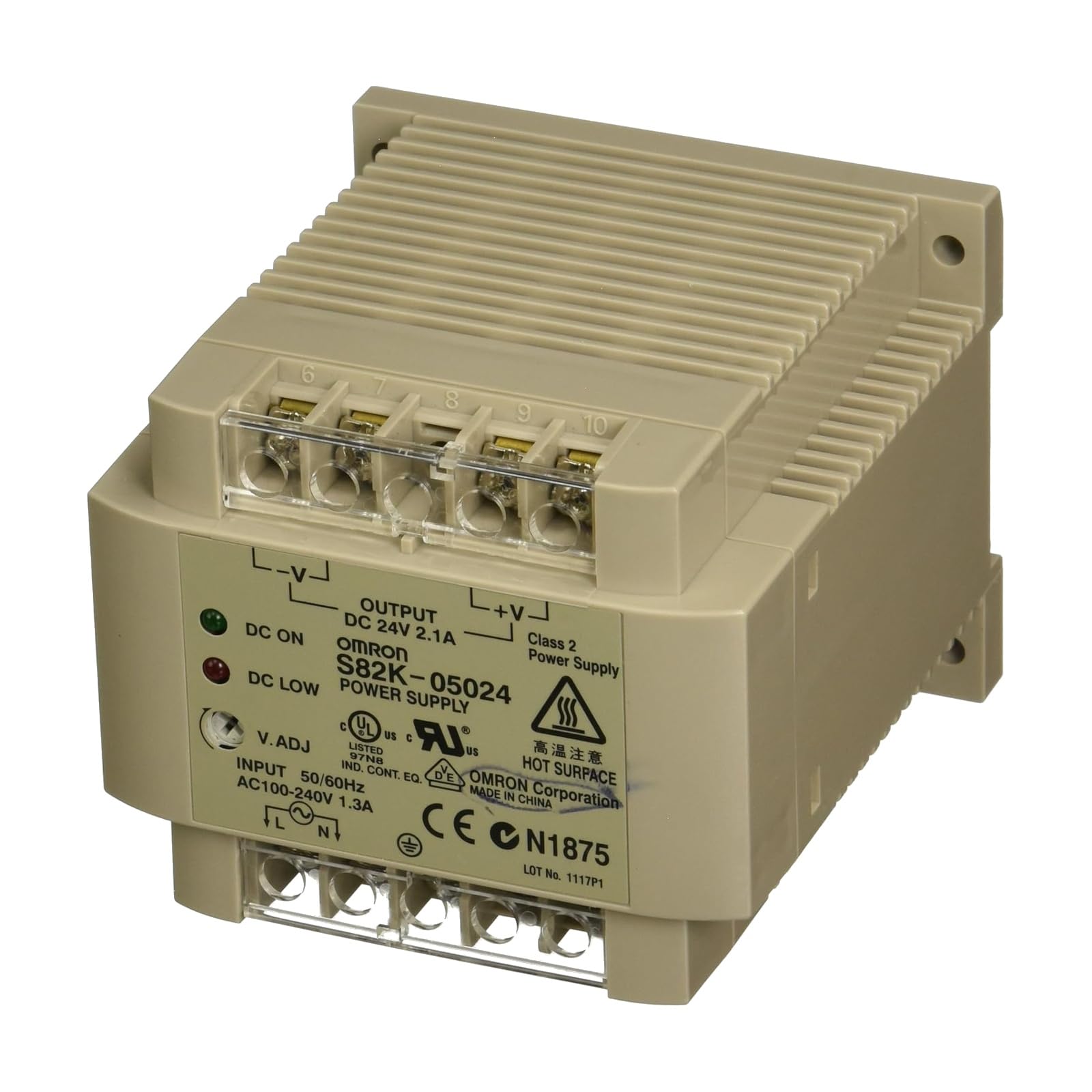 24V 2.1A Power Supply 100-240Vac 1.3A in S82k-05024