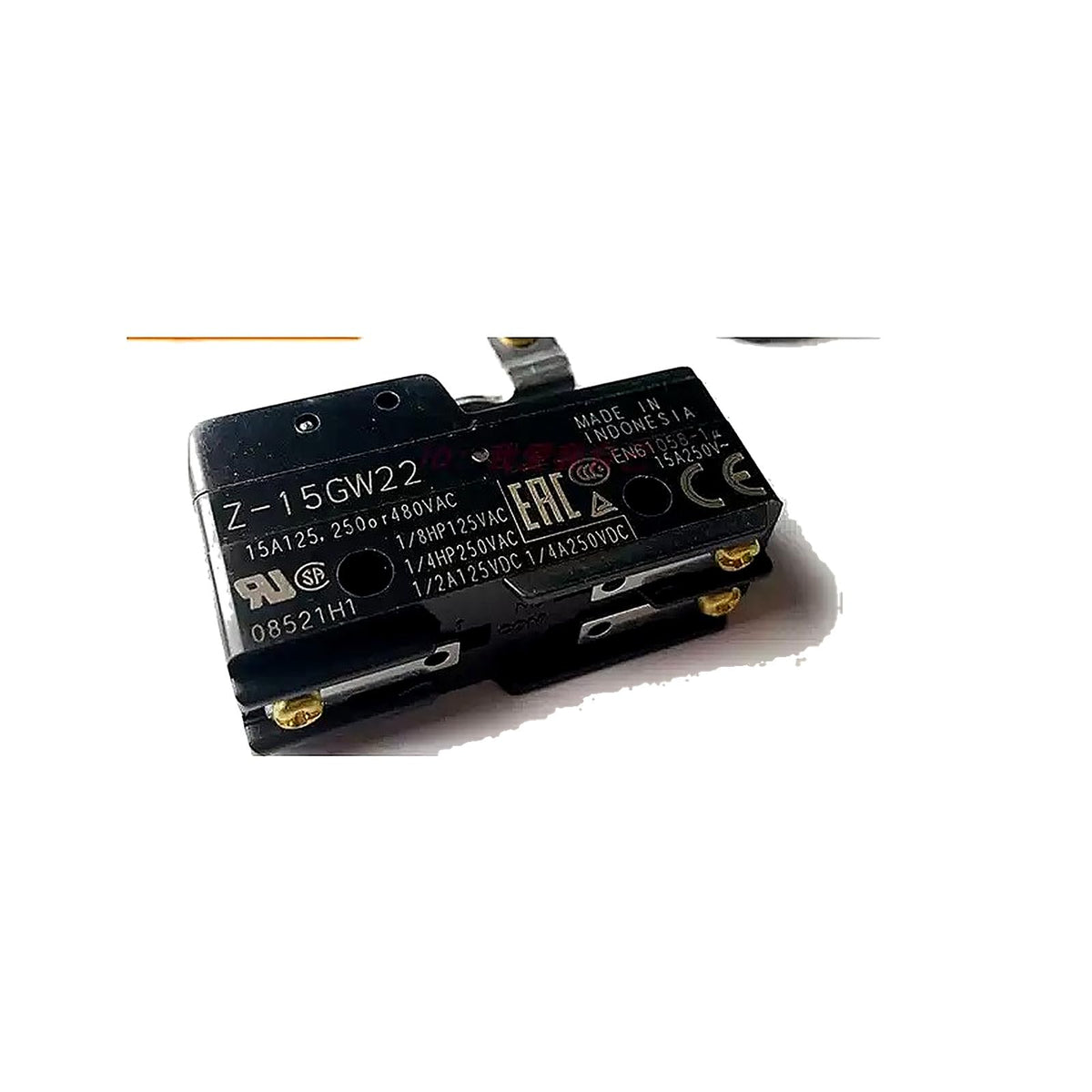 Z-15GW Microswitch Hinge/Lever Actuator, SPDT Snap-Action (sold individually)