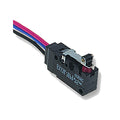 D2VW-5L2A-1M Sealed Miniature Basic Switch, Short Hinge Roller Lever, SPDT, 5A 250VAC, Molded Lead Wires, Pack of 2