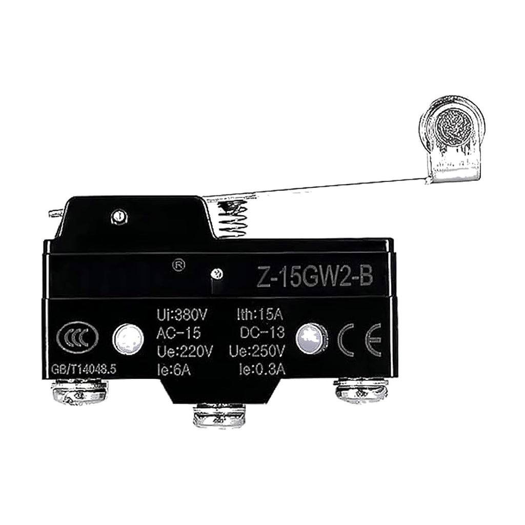 Z-15GW2-B Roller Lever Microswitch, SPDT 15A 250VAC - Pack of 2