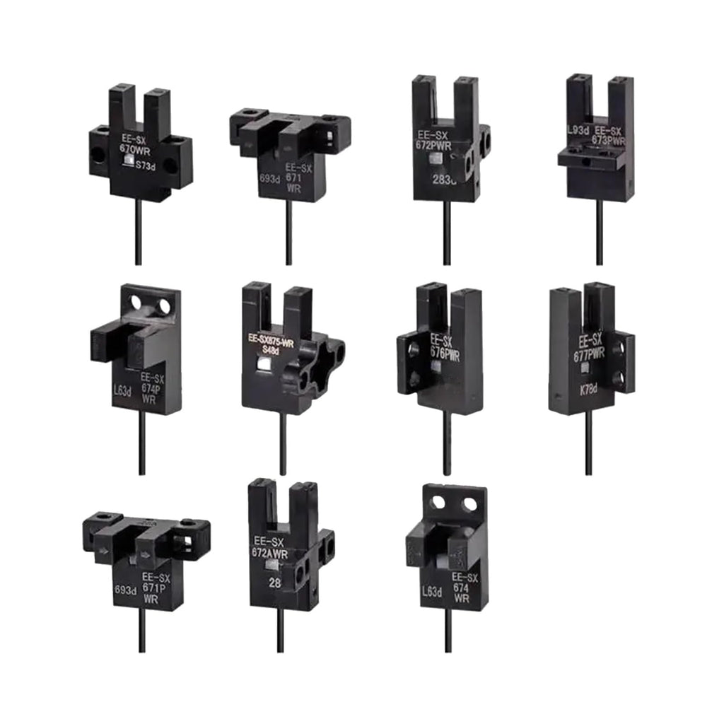 Slot-Type Photomicrosensor EE-SX674P-WR - 5 mm Slot, PNP Output, 1 m Cable