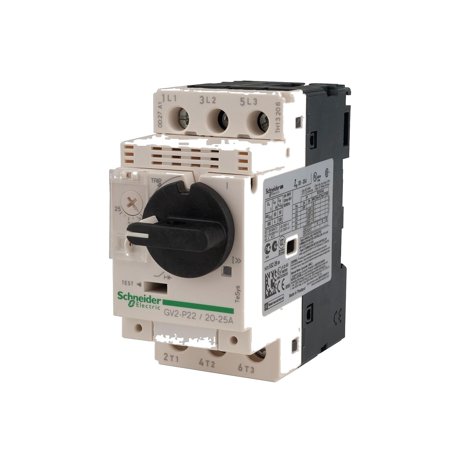 GV2 P08 Motor Circuit Breaker 2.5-4A