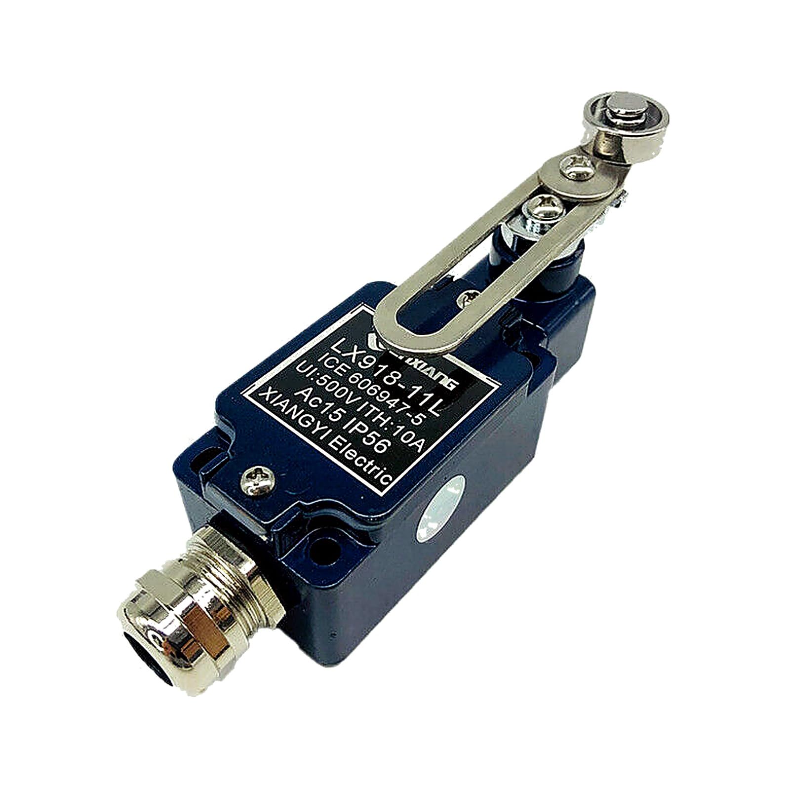 Marine Limit Switch LX918-11L (Roller Lever Actuator), 380 V AC, Heavy-Duty - 1 Count