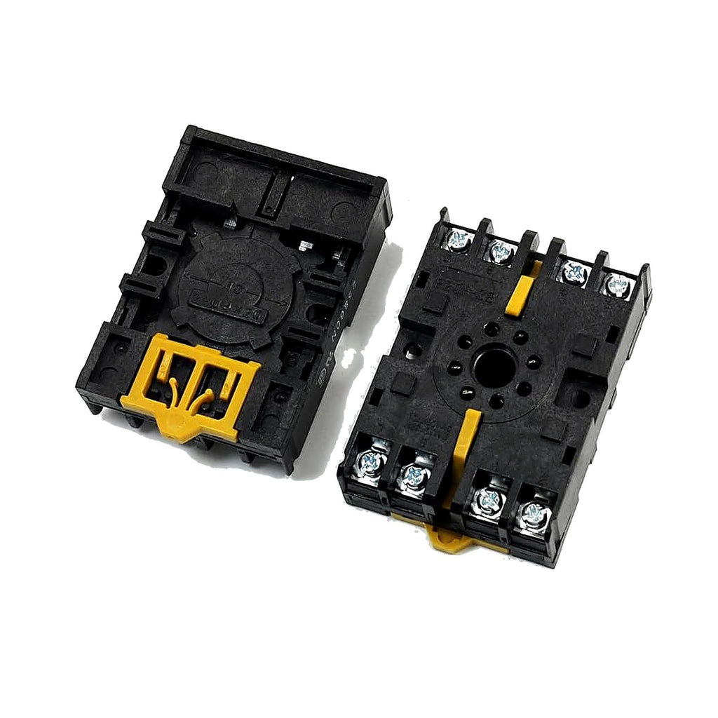 P2CF-08-E 8-Pin Relay Socket Base (8-Position) - 10 A 250 VAC - 1 Unit