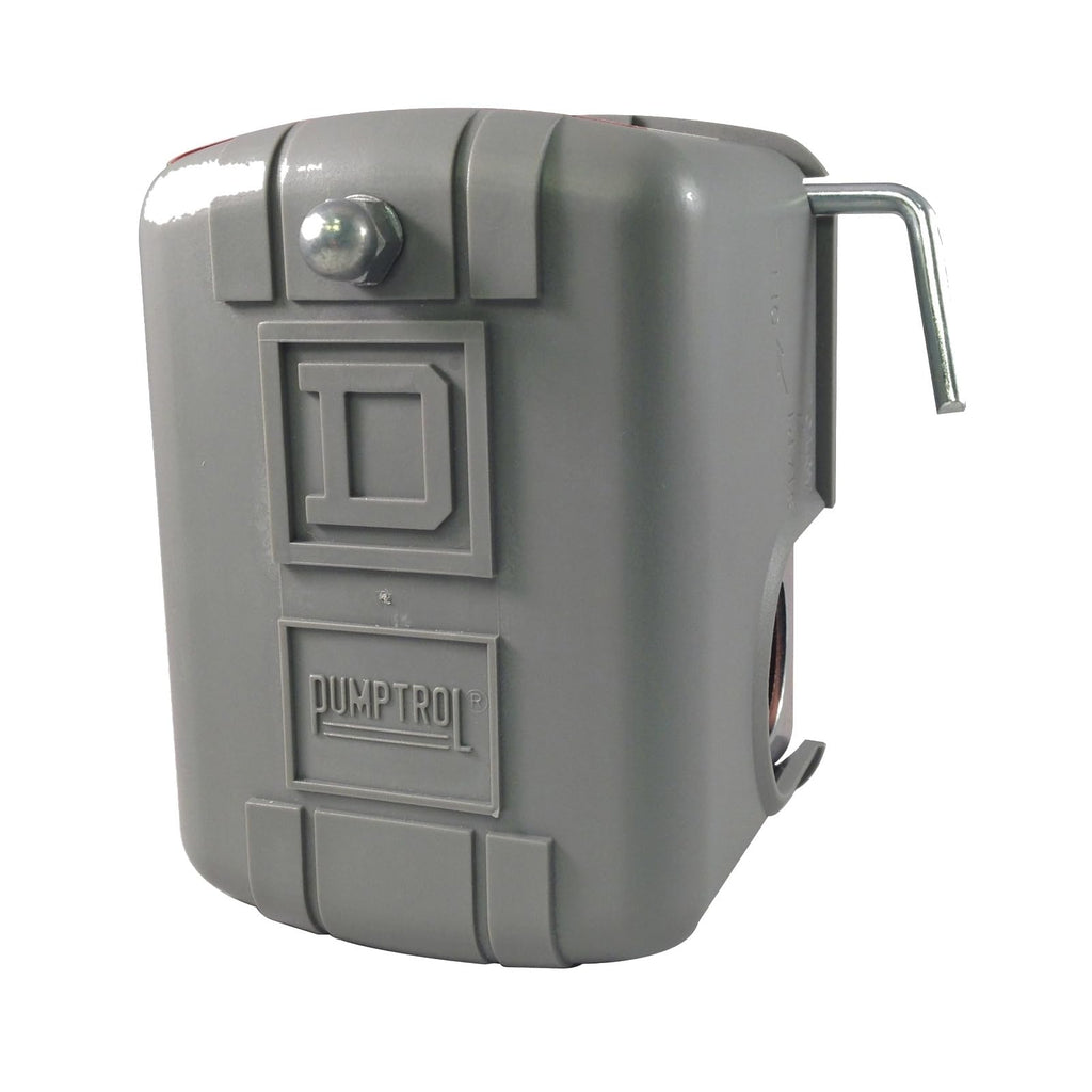 Sensors 9013FSG52J25 Air-Pump Pressure Switch, Nema 1, 60-80 Psi Pressure Setting, 25-80 Psi Cut-Out, 20-30 Psi Adjustable Di