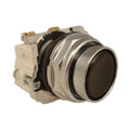 10250T23B Pushbutton, 30mm Diameter, Momentary Operation, Flush Button Type, Black SPST-NO Contacts