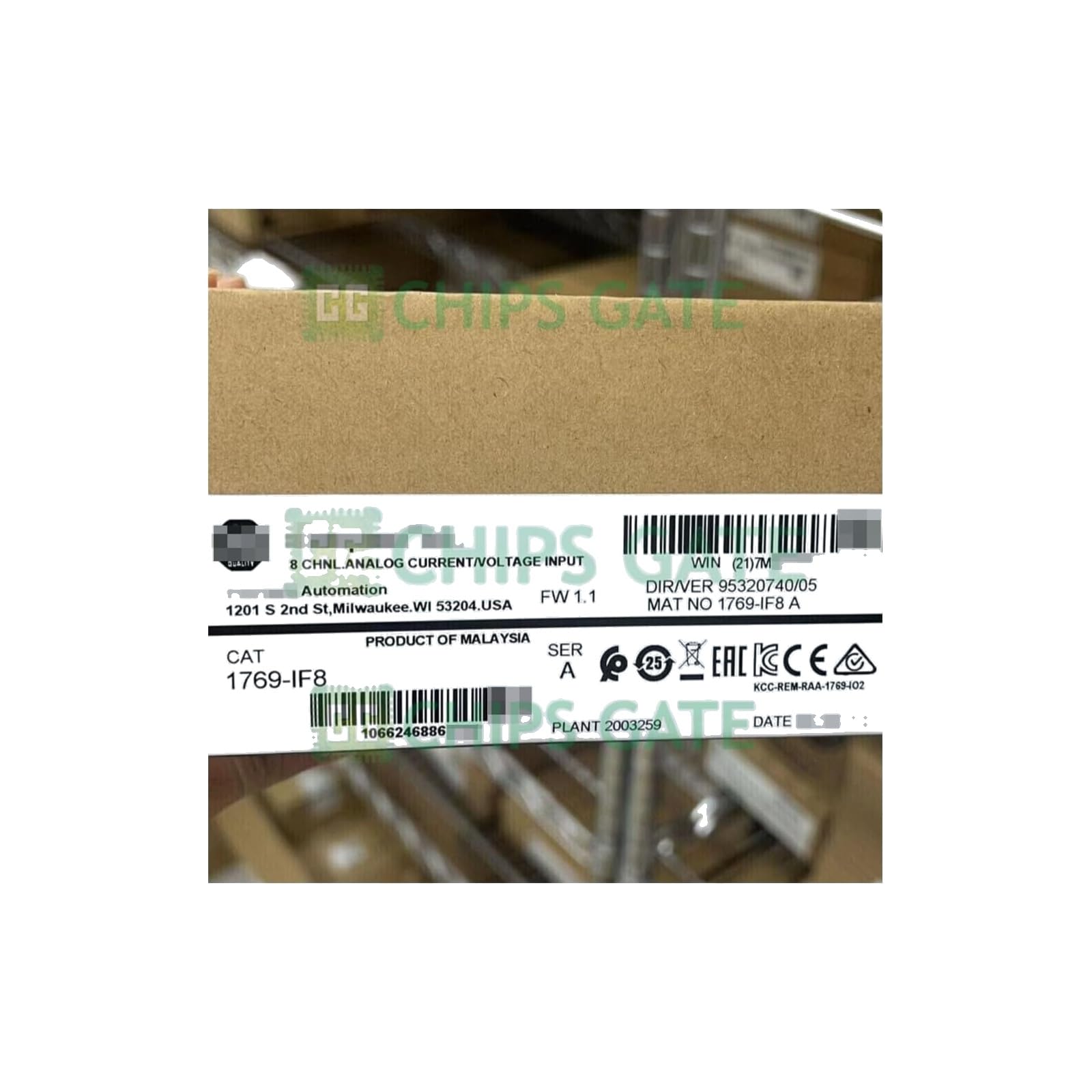 1 PCS New Factory Sealed 1769-IF8/8 Pt Analog Input Module 1769IF8