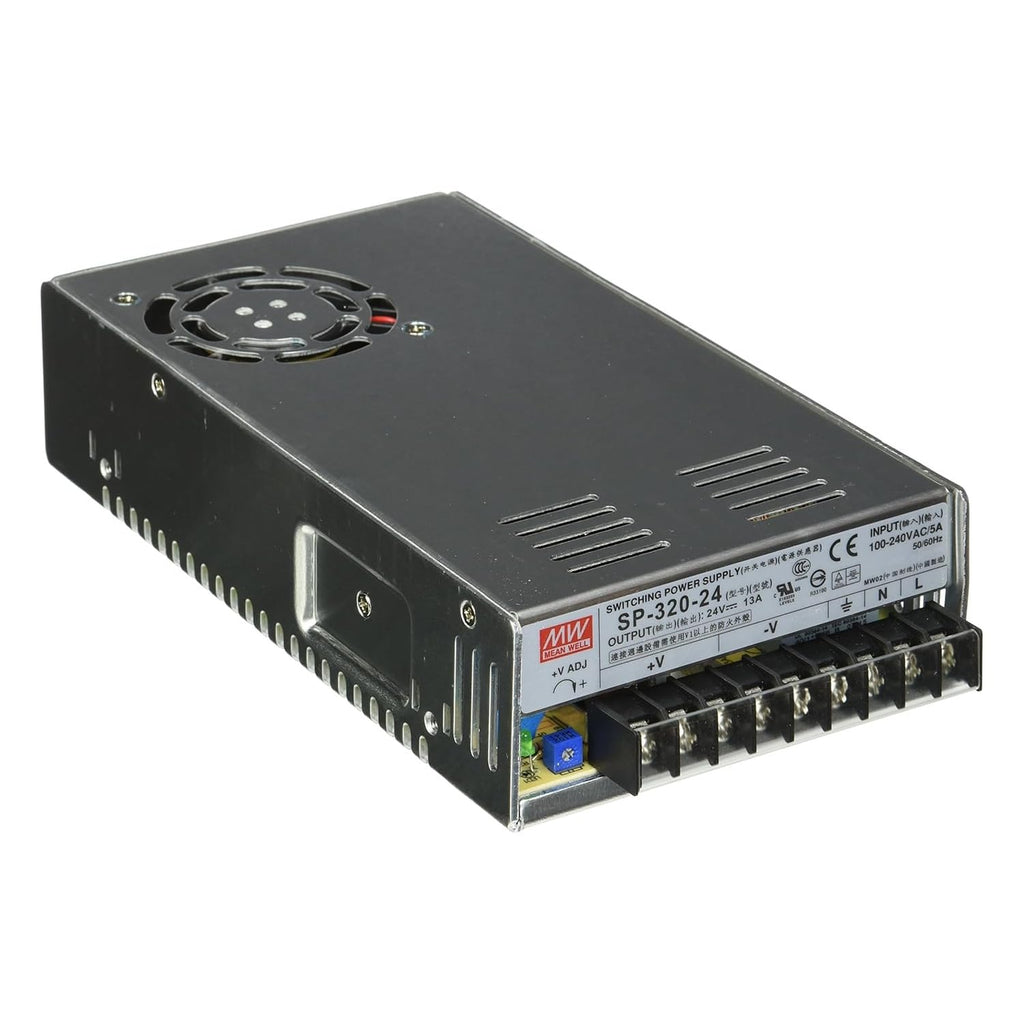 MEAN WELL SP-320-24 AC to DC Power Supply, Single Output, 24V, 13 Amp, 312W, 1.5" -244752